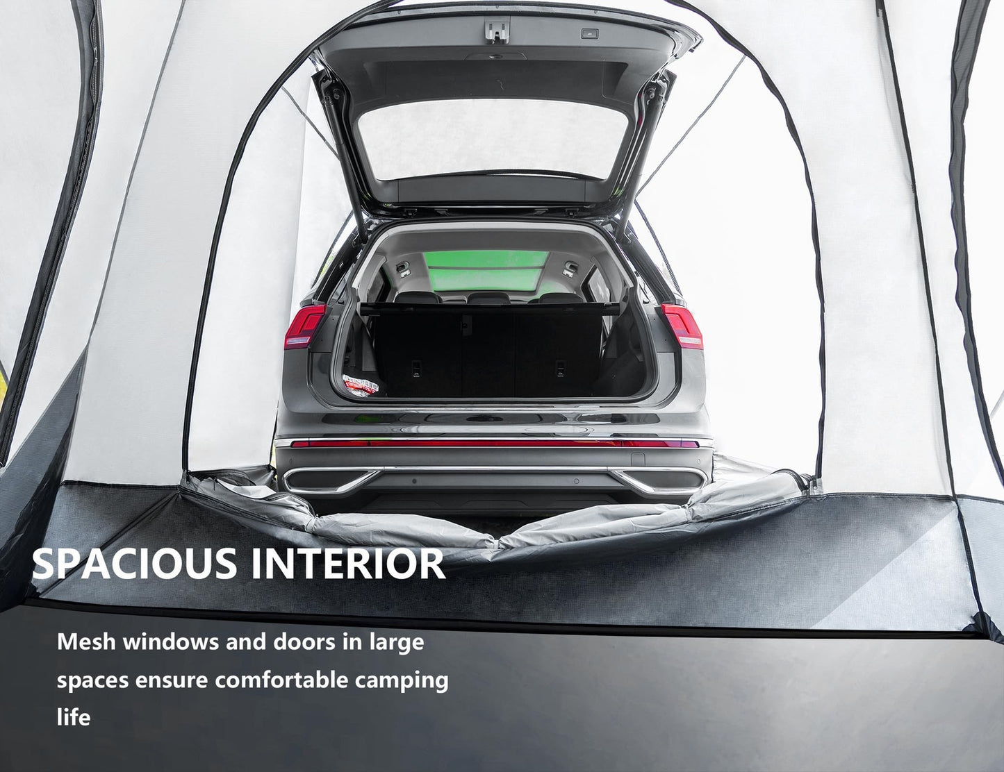 6 Person SUV Tent for Camping, Double Layer Pu3000Mm and UPF 50+ UV Waterproo...