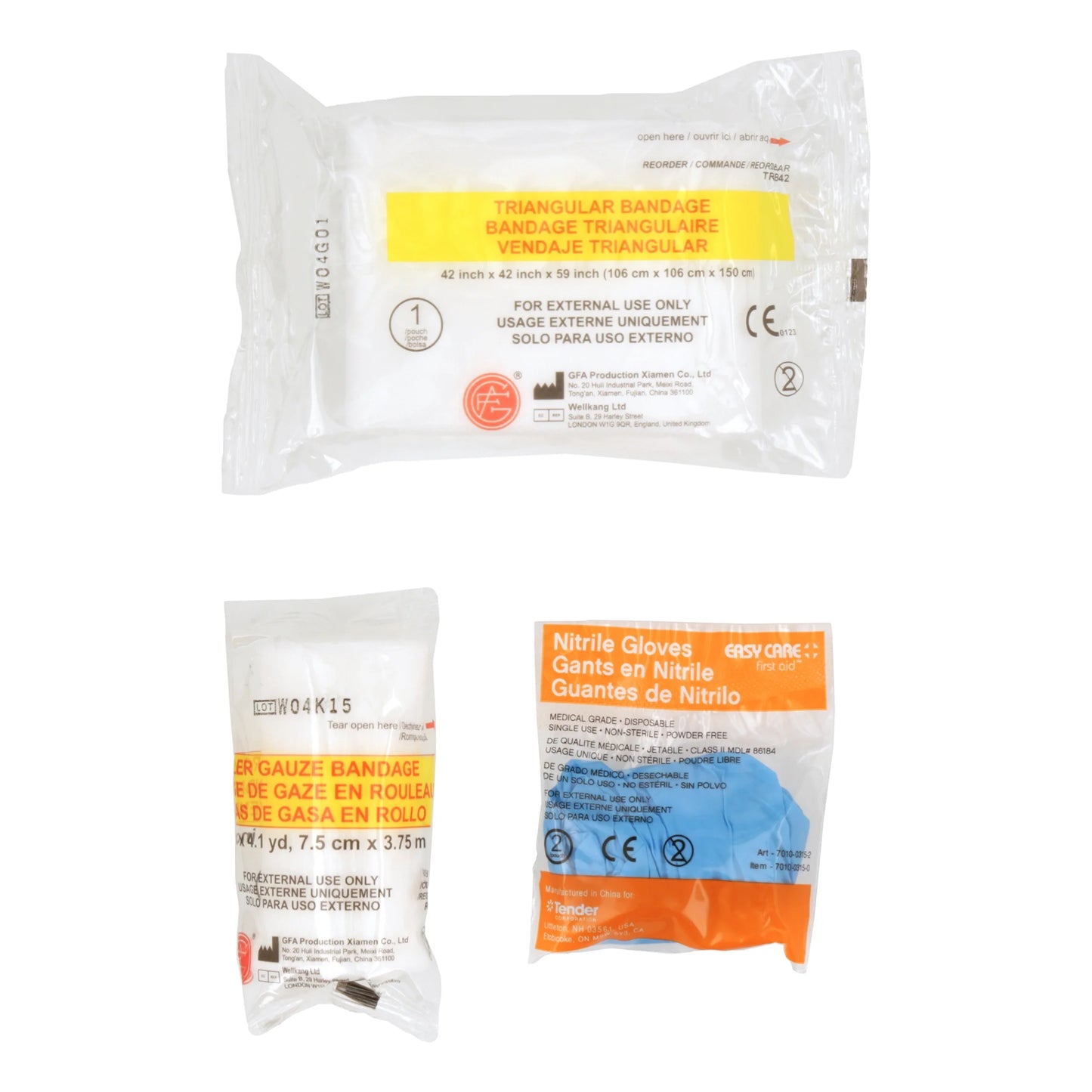 Trauma Pak with Quikclot, First Aid Kit, 1 Pack