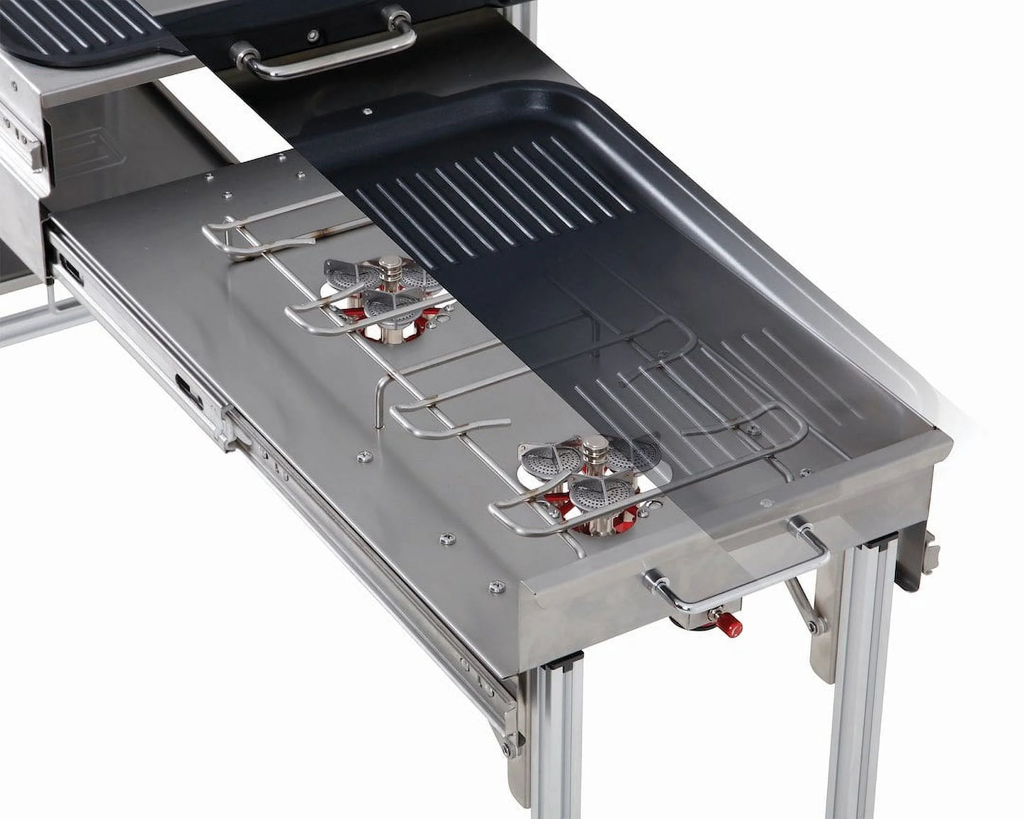 30100001 Komodo Camp Kitchen Dual Grill