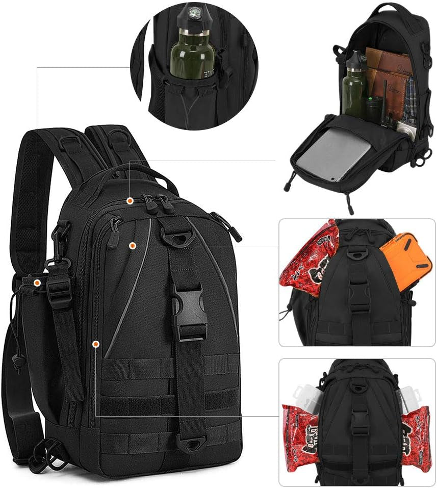 Fishing Tackle Backpack Storage Bag - Outdoor Shoulder Backpack - Fishing Gear Bag (Camo)