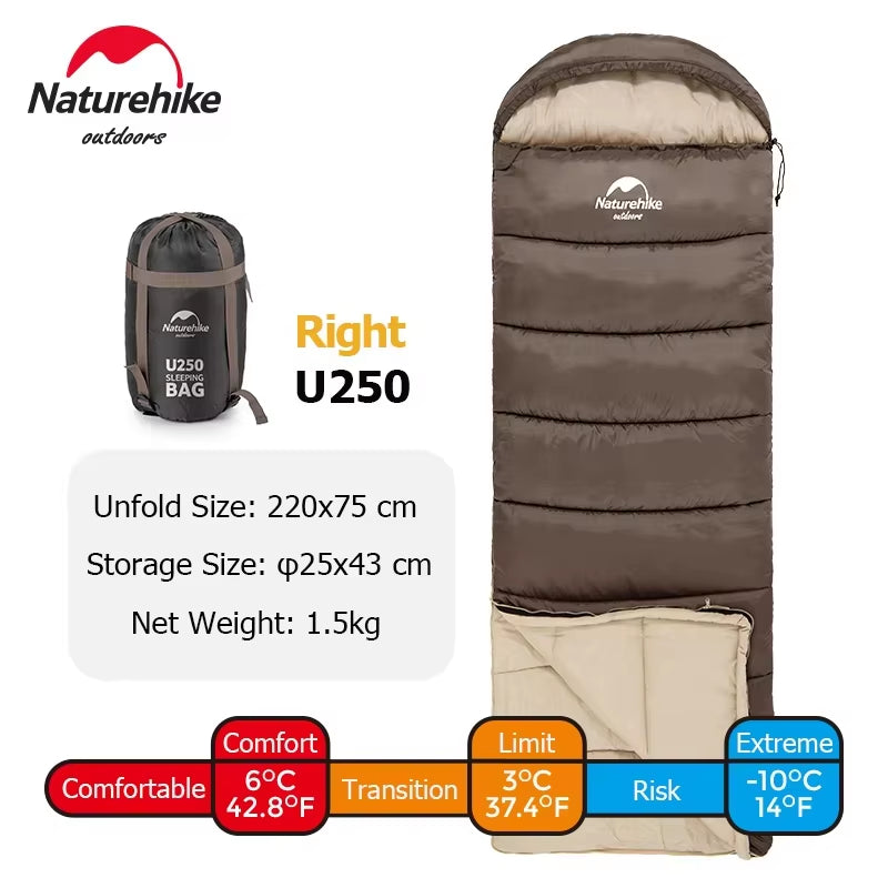 Sleeping Bag Ultralight Cotton Winter Sleeping Bag Lightweight Waterproof Sleeping Bag Outdoor Camping Sleeping Bag