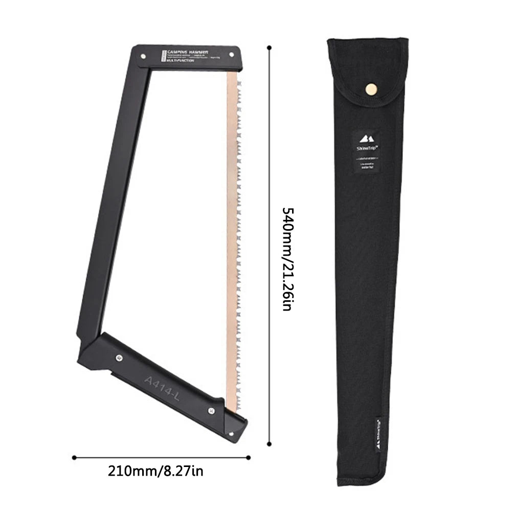 Portable Folding Saw 21 Inch Long Blade Hand Saw Multifunctional Folding Wood Saw for Woodworking Outdoor Camping Survival Tool