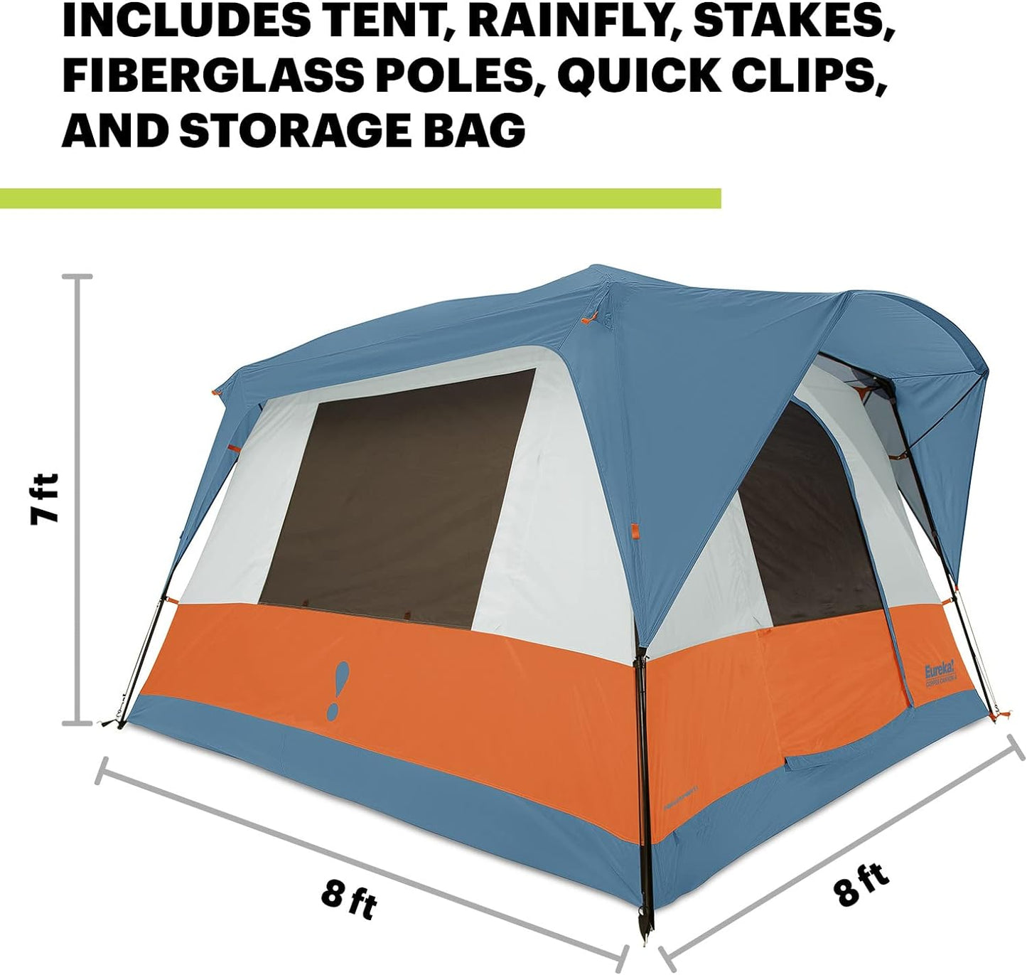 Copper Canyon LX, 3 Season, Family and Car Camping Tent (4, 6, 8 or 12 Person)