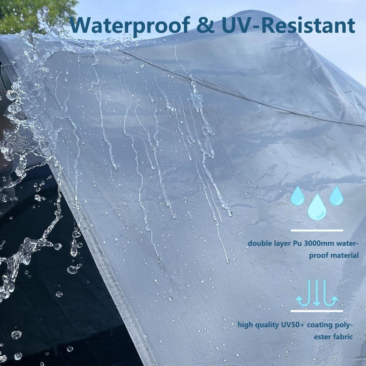 6 Person SUV Tent for Camping, Double Layer Pu3000Mm and UPF 50+ UV Waterproo...