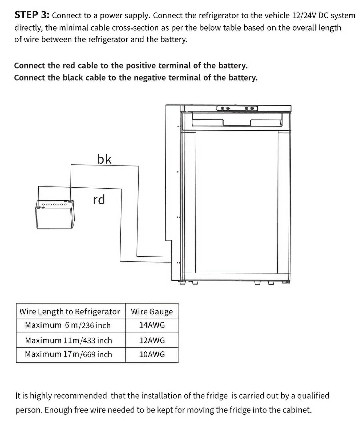 BODEGA 68 Quart 12 Volt Car Refrigerator 24V DC Portable Car Fridge RV Freezer for Outdoor Camping Travel