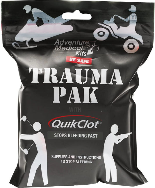 Trauma Pak with Quikclot, First Aid Kit, 1 Pack