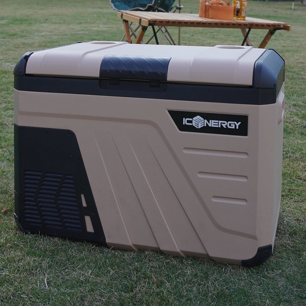 35L Compressor Solar Camping Fridge 12V Portable Car Truck Fridges Camping Car Fridge Freezer for Travel