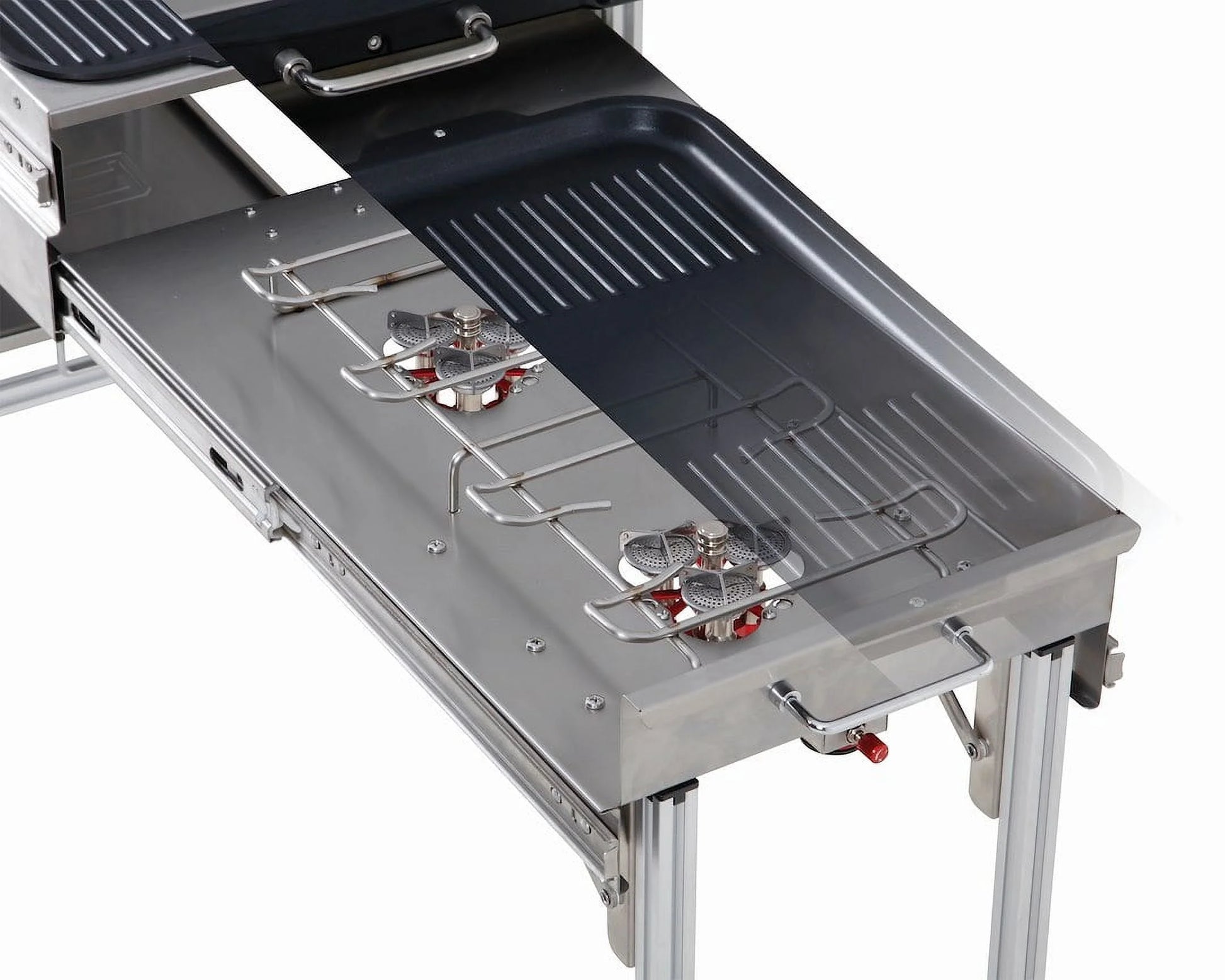 30100001 Komodo Camp Kitchen Dual Grill