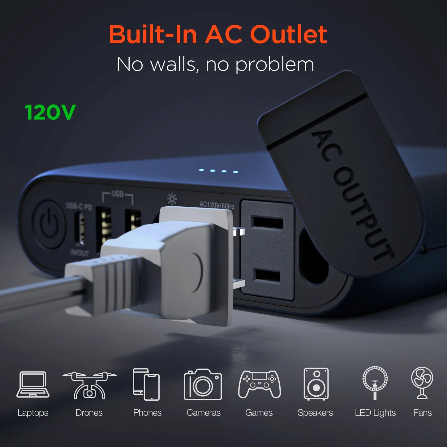 Hypergear Power Brick 24000Mah AC Laptop Power Bank